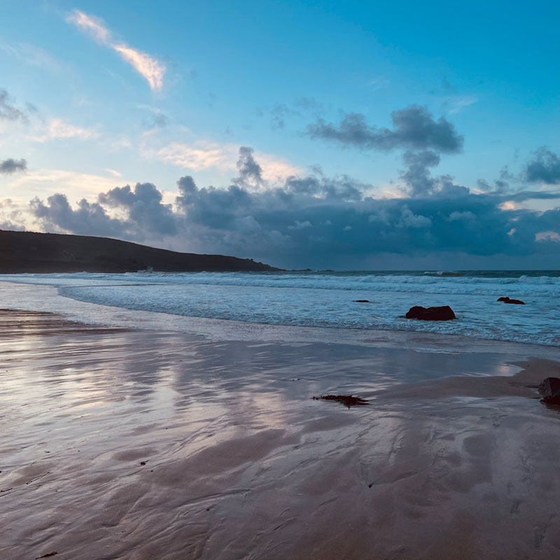 A winters day on Porthmeor Beach