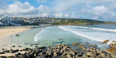 Porthmeor Beach waves